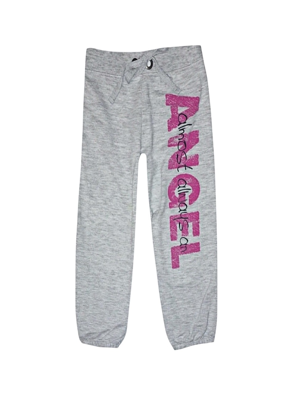DEREK HEART Girl's Grey Jogger Pants Size Medium 5
